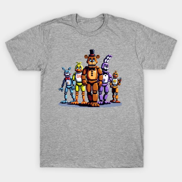 Pixel Five Nights At Freddy's Retro Ichi T-Shirt by Amado ⭐⭐⭐⭐⭐